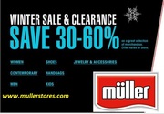 Muller Department Stores Savings Value Free Shipping 30% off sale ..